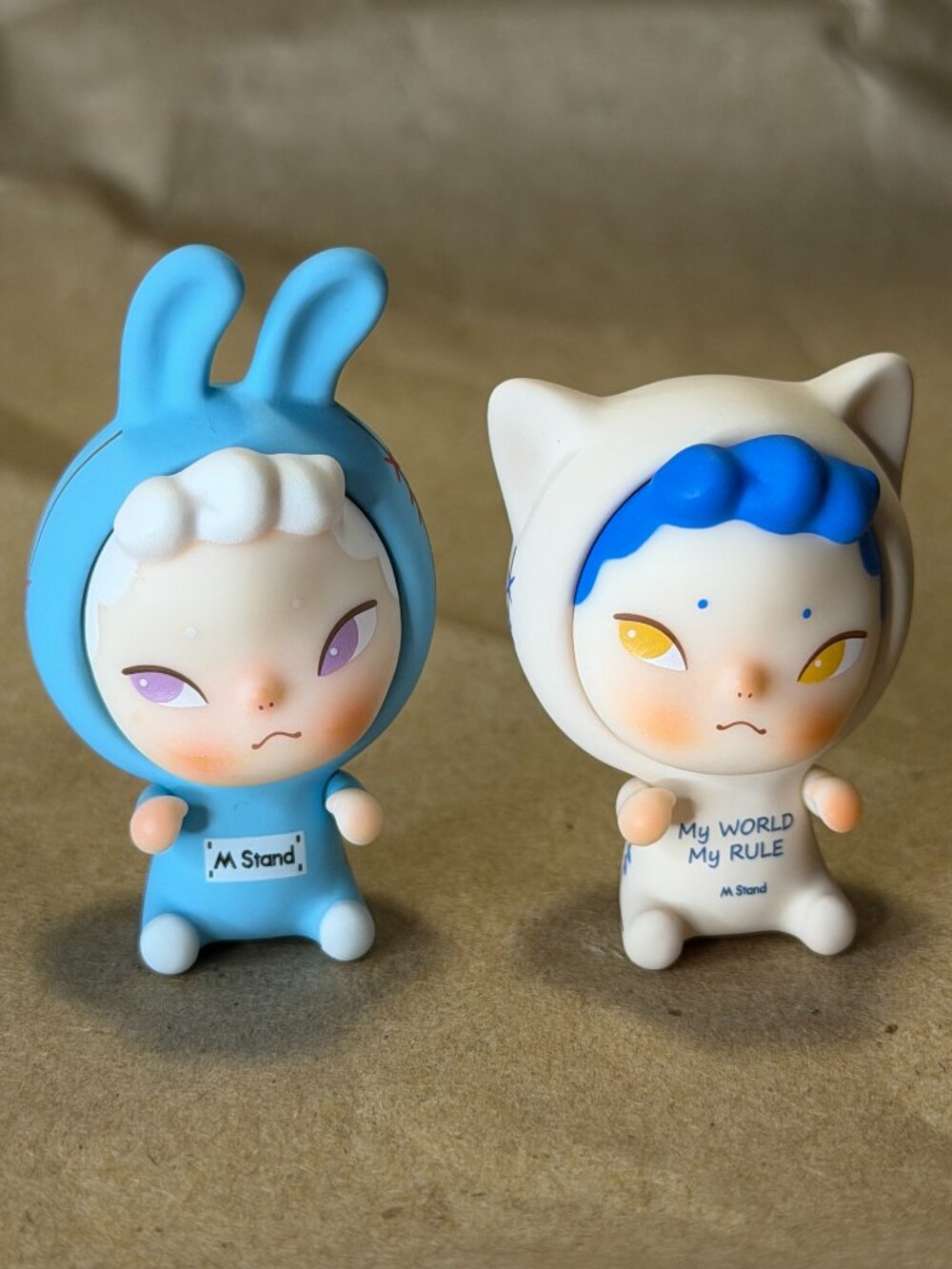 Sooya Studio Beans - bundle of 2 - beans shown - Bunny and Kitty with Face